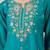 Green women kurta pant dupatta set
