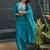 Green women kurta pant dupatta set