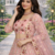 Pink Color Embroidery Sequins Work Net Lehenga Choli Dupatta Set