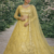 Yellow Color Embroidery Sequins Work Net Lehenga Choli Dupatta Set