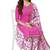 Pink color crepe silk printed women unstitched dress material