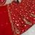 Red Color Embroidery Sequins Work Net Lehenga Choli Dupatta Silk