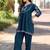 Embroidered Round Neck Tunic With Palazzo 