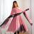 Pink georgette anarkali  set