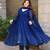 Royal blue anarkali suit
