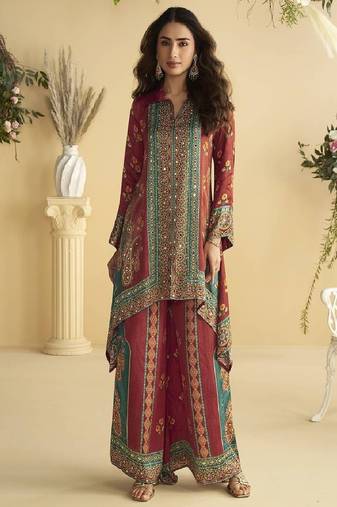 Rust printed co-ord set