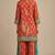 Orange  printed co-ord set