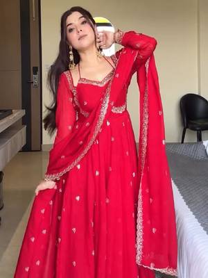 Crimson red festive suit 1