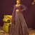 Purple Faux Georgette Sequin Lehenga Choli Set And Blush Floral Embroidered Indian Wedding Wear for Bridesmaids