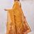 rust lillen jacuard work designer party wear saree with unstitched blouse piece