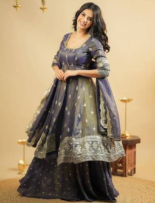 Dusky lavender palazzo set 2