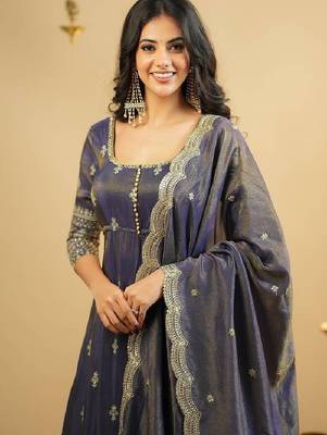 Dusky lavender palazzo set 3
