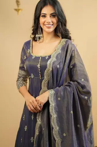 Dusky lavender palazzo set