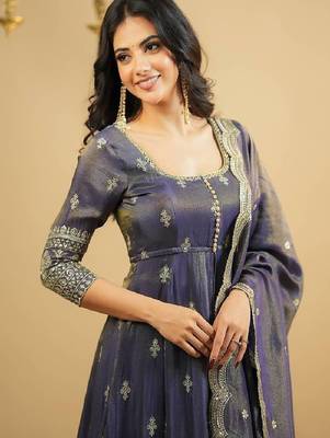 Dusky lavender palazzo set 4