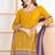  yellow chinon sharara suit for women festival wear