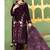  purple velvet pakistani straight suit for women 