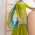  green chinon sharara suit for women festival wear