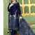  blue velvet pakistani straight suit for women 