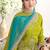  green chinon sharara suit for women festival wear
