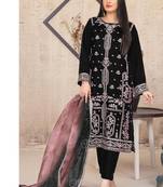  black velvet straight suit for women
