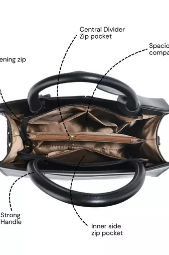 Handbag, detachable sling strap