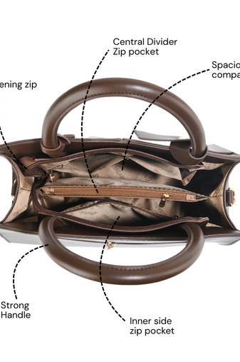 Handbag, detachable sling strap