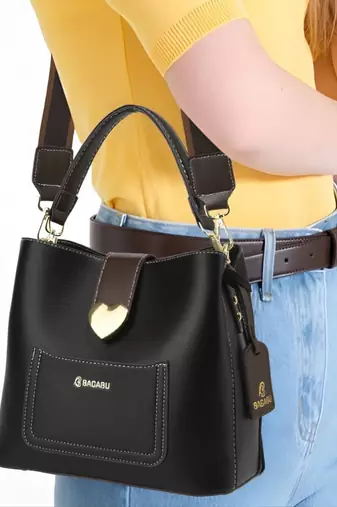 Handbag, detachable sling strap