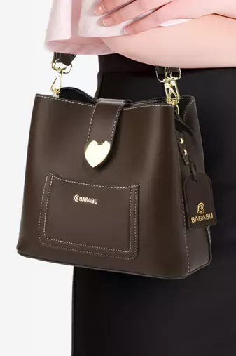 Handbag, detachable sling strap