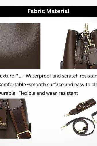 Handbag, detachable sling strap
