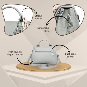 Handbag, detachable sling strap 4