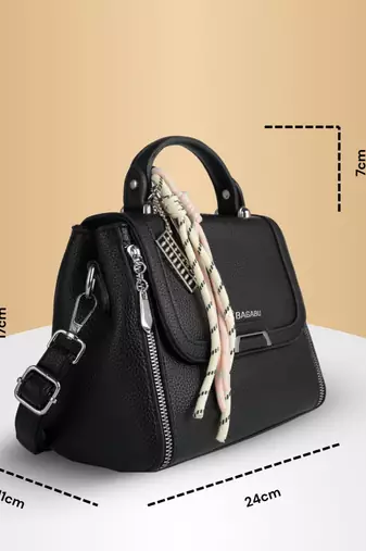 Handbag, detachable sling strap