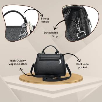 Handbag, detachable sling strap 4