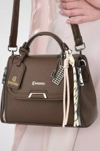Handbag, detachable sling strap