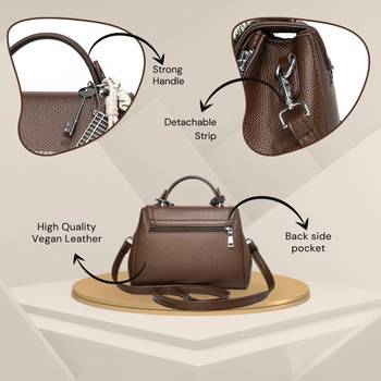 Handbag, detachable sling strap 4