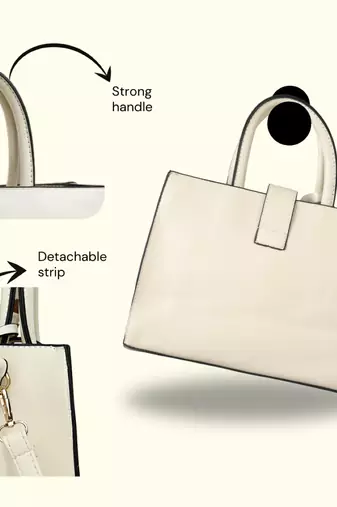 Handbag, detachable sling strap