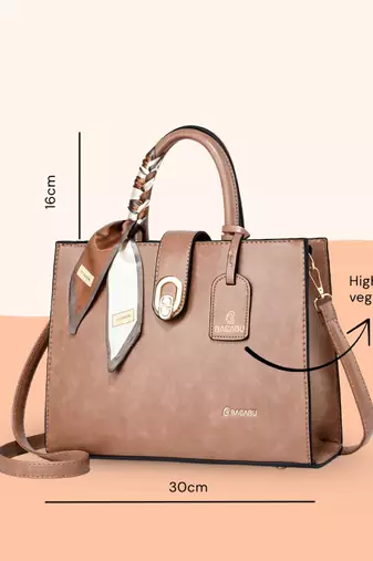 Handbag, detachable sling strap