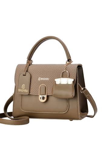 Handbag, detachable sling strap