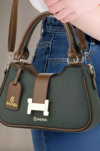Handbag, detachable sling strap