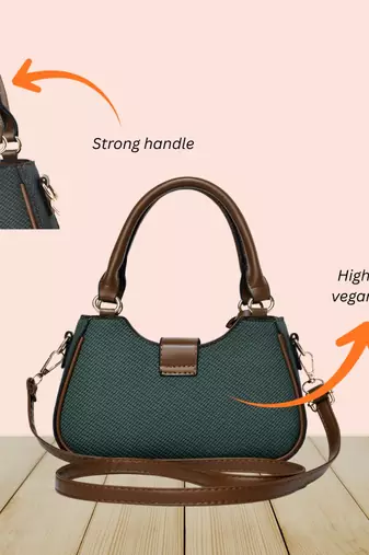 Handbag, detachable sling strap