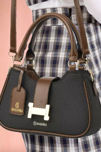 Handbag, detachable sling strap