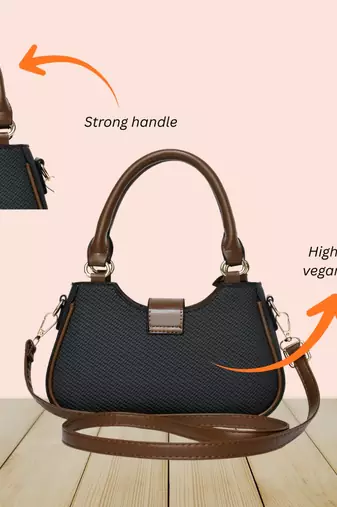 Handbag, detachable sling strap
