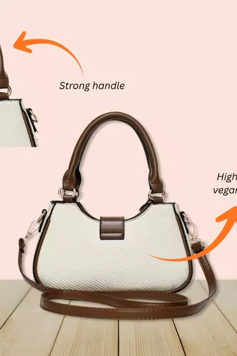 Handbag, detachable sling strap