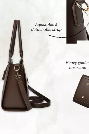 Handbag, detachable sling strap