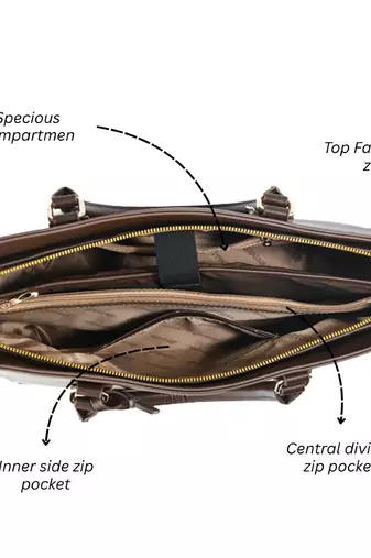 Handbag, detachable sling strap