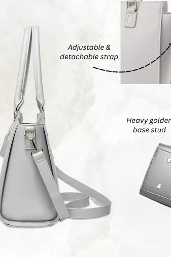 Handbag, detachable sling strap