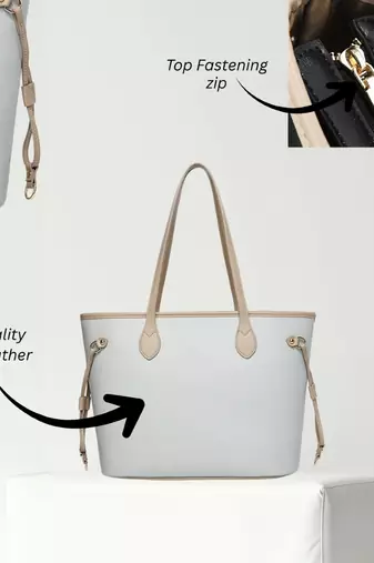 Handbag, detachable sling strap