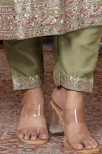 Pista women kurta pant dupatta set