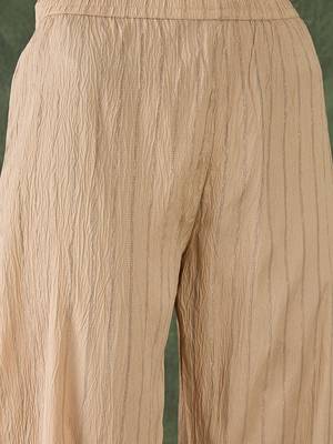 Cream women kurta pant set 4