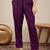 Purple women kurta pant set