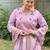 Lavender women kurta pant dupatta set